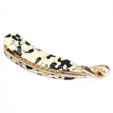 Banana hair clip marble brown